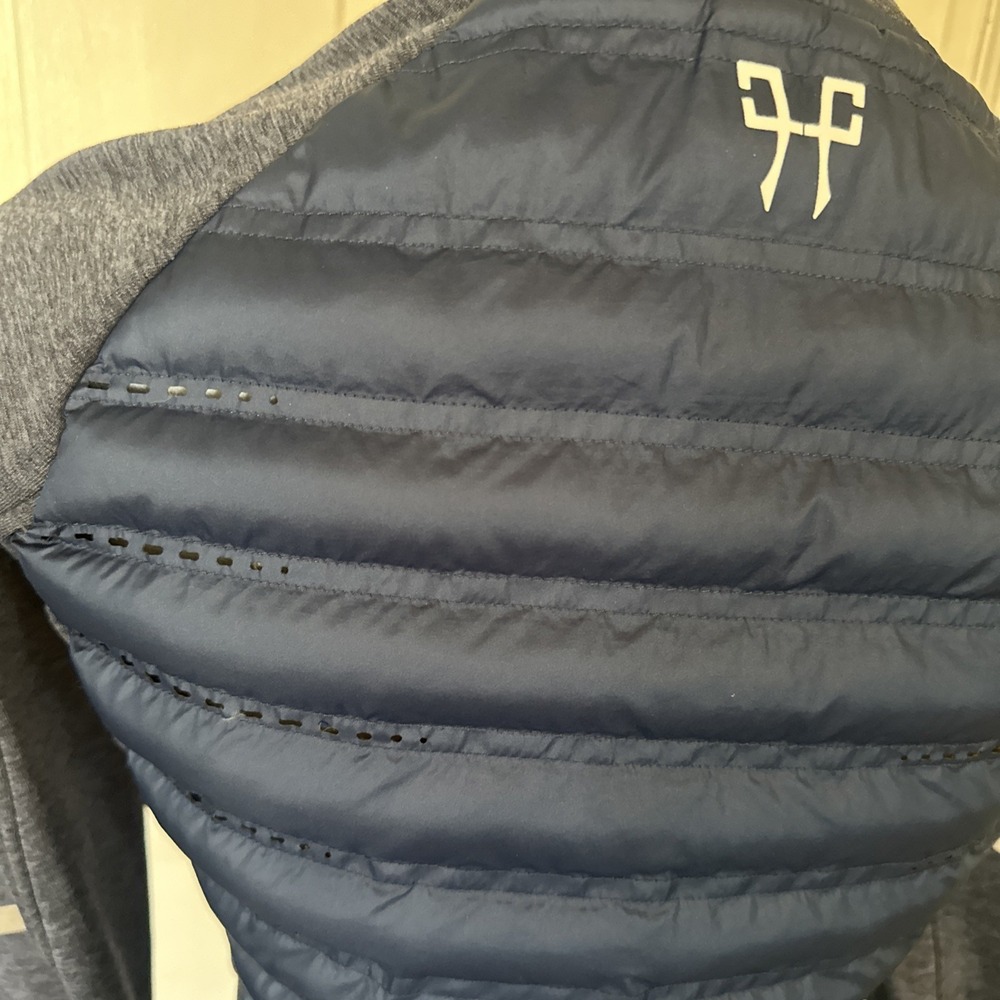 Horse Pilot Women's Storm Jacket‎ Size Small Navy With Pink Zipper Down Blend - Picture 6 of 13